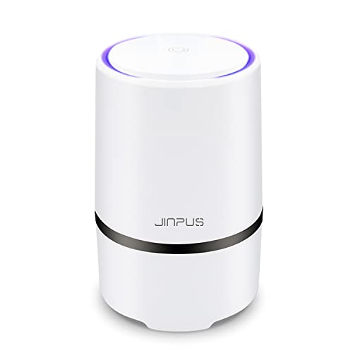 JINPUS Air Purifier Small Air Cleaner for Home with HEPA Filter, 2020 Upgraded Low Noise Portable Air Purifiers GL-2103 (white)