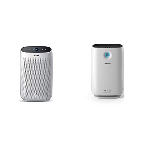 Philips AC1215/20 Air Purifier, removes 99.97% Airborne pollutants with 4-Stage Filtration & AC2887/20 High Efficiency Air Purifier, removes 99.97% Airborne pollutants with Numerical PM Combo
