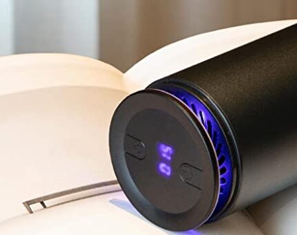 Smart Multi functional Car Air Purifier, PM 2.5 Display, HEPA filter H13 & Eco friendly UVC LED, C Type input interface interface