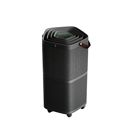 Electrolux Pure A9 Air Purifier for home with HEPA13 filter, Filters up to PM 0.003 (3nm) particles, WiFi, Filter Life up to 9000 Hrs, AQI, Low Sound, 656sq ft. Room Coverage, Dark Grey, PA91-406DG