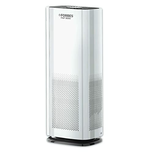 Eureka Forbes Air Purifier FAP 9000|Eliminate 99.99% Bacteria & Viruses|HEPA Filter|PM 2.5 Display|5 Stages of Purification|With WiFi Function (White), Standard