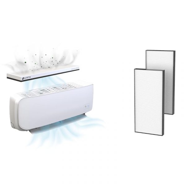 Airth AC Air Purifier COMBO [Summer Edition + Winter Replacement Filters] Upgrade AC into Air Purifier [Stay Protected for a Year Combo] with Additional Set of Two HEPA Filters to replace in Winter, Tech Developed at IIT & IISc Made in India