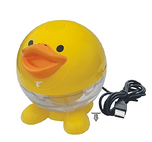 TARGET HYGIENE™ Cartoon Duck Shape air Purifier/air Humidifier/air Revitalizer/Air Revitalisor Aroma Diffuser Room Fresher with LED and USB for Homes,Offices - HDL-688 - Free with 50 ML Aroma Oil