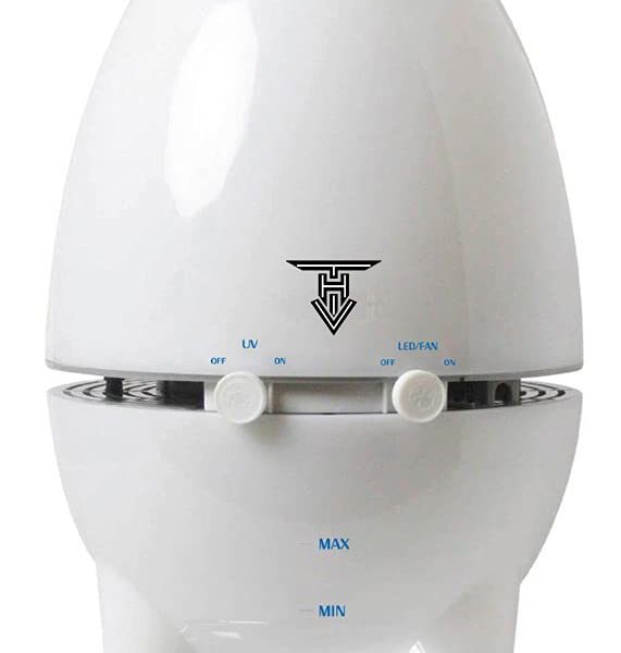 TARGET HYGIENE Portable Room Air Purifier Aroma Diffuser Humidifier Revitalizer Egg Shape Water Air Purifier - White