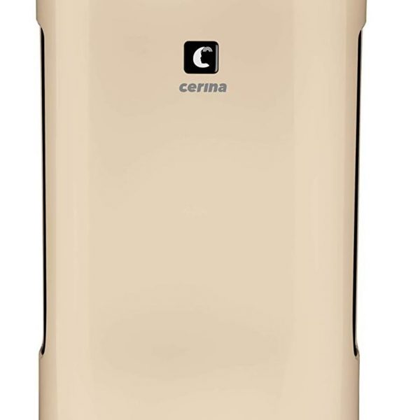 Cerina Air Purifier | Wi-Fi Enabled Air Purifier | True HEPA Filter | 5-Stage Purification | Antibacterial Filter | Activated Carbon Filter | Ion and Plasma Technology (Gold)
