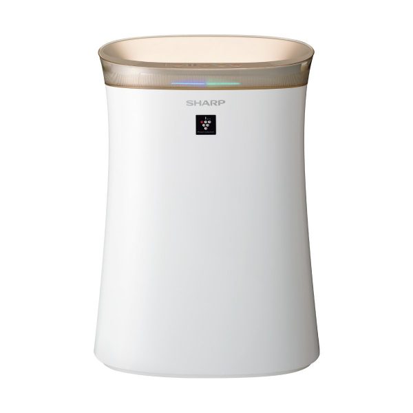 Sharp Air Purifier for Homes & Offices | Dual Purification - ACTIVE (Plasmacluster Technology) & PASSIVE FILTERS (True HEPA+Carbon+Pre-Filter) | Captures 99.97% of Impurities | Model:FP-G50E-W | White