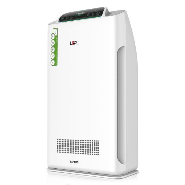 LEPL Ignite LAP1003 Air Purifier for Home with 7 Filter (Pre-Filter+UV+Anion+Formaldehyde+Antibacterial+Hepa+Cold Catalyst) removes 99.99% Pollutants,LED,WIFI,Cover upto 410sq.ft. with 1 Year Warranty