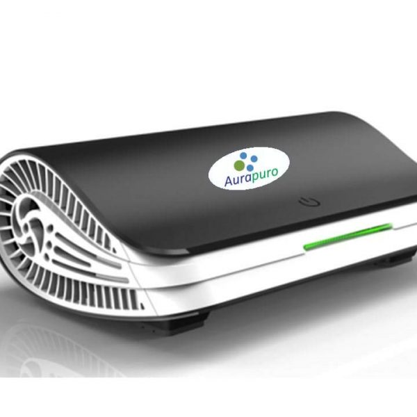 Aurapuro Car Air Purifier with ionizer True HEPA 13 + Carbon filter + UV lamp Kills Viruses Removes PM 2.5 & Traps The Particles Dust, Smoke & Pet Dander,