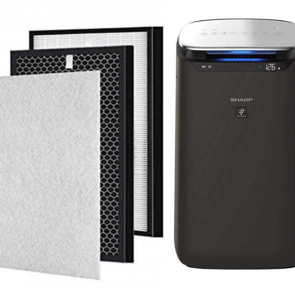 ILoveCleanAir Replacement Filter Set Compatible for Sharp FP-J80M-H & FP-J60M-W Air Purifier-(Size HEPA-450X250X38mm, and Carbon 450X250X10mm) with Pre-Filter (ONLY Filter Set NOT The Purifier)