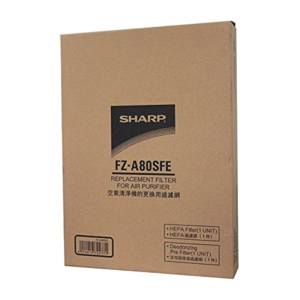 Sharp FU-A80E-W Replacement Filter Set for Air Purifier (White)