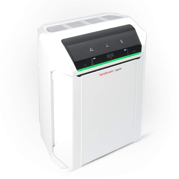 Hindware Agnis Air Purifier with True HEPA Filter for Home and Office (White)