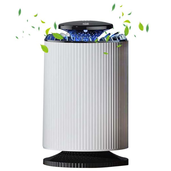 Desktop Air Purifiers for Small Room, Bedroom, Home, Office, Small USB Air Purifier Removes Odor Smoke Pollen Dust, No Noise with Clean Light No Adapter(White)