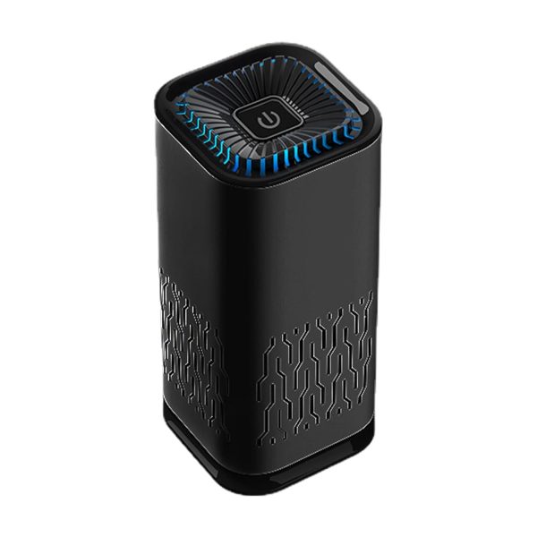 Ubervia® Portable Air Purifier - 3-Stage Filtration System Portable Travel Air Purifier - Mute Small Air Cleaner Negative Ion Generator, Hepa Filter, Odor Eliminator for Remove Dust, Odors