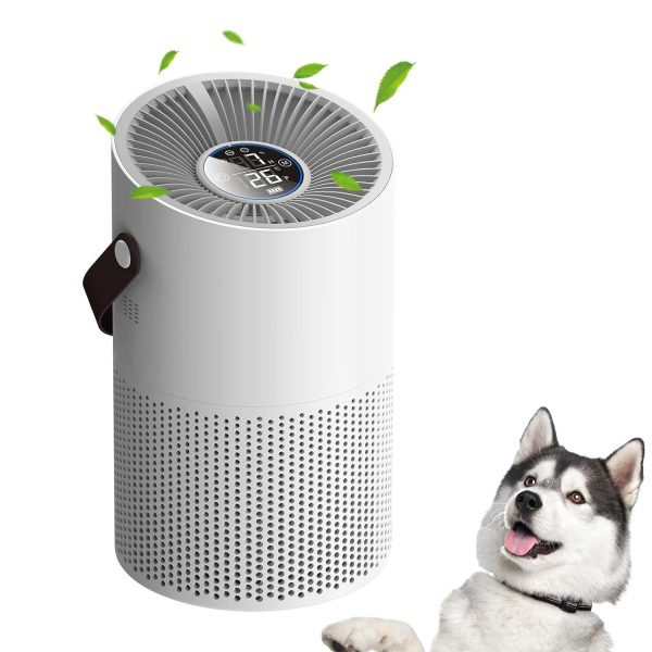 Air Purifiers for Home Large Room Pets and Dust Smart Hepa Air Purifier with 10000mAh Battery, Effectively Remove 99.97% of Dust Smoke Dander Pollen Odors Pets Hair(Intelligent)