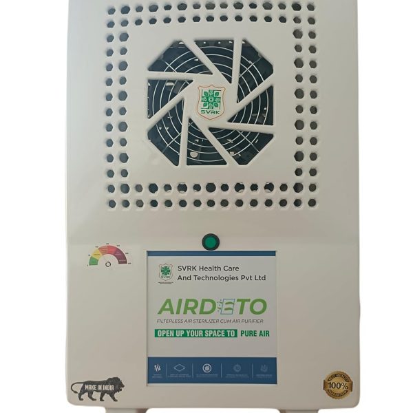 AIRDETO - A FILTER LESS AIR STERILIZER WITH 4 STAGE AIR PURIFICATION SYSTEM