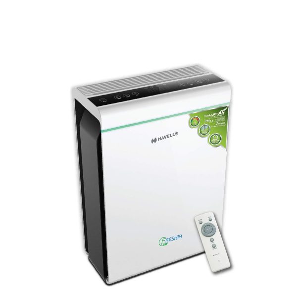 Havells Freshia AP-46 85-Watt Air Purifier with Remote (White/Black)
