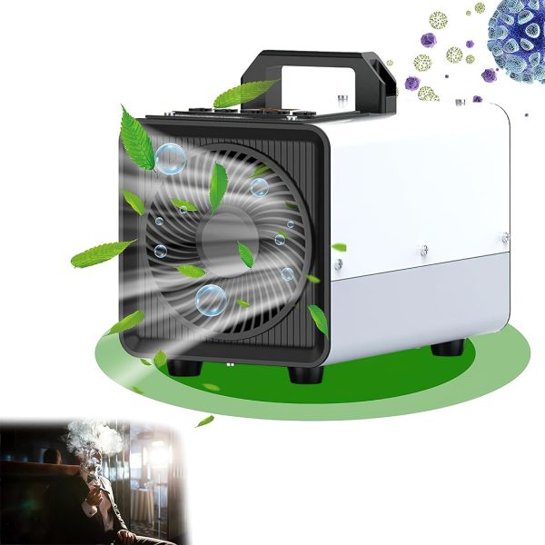 KIDOCA Commercial Ozone Generator Air Purifier, Odor Eliminator, Smell Remover, Deodorizer, and Ionizer for Home, Car, Smoke, Pet, Cigarette - Ideal Machine for Clean Air