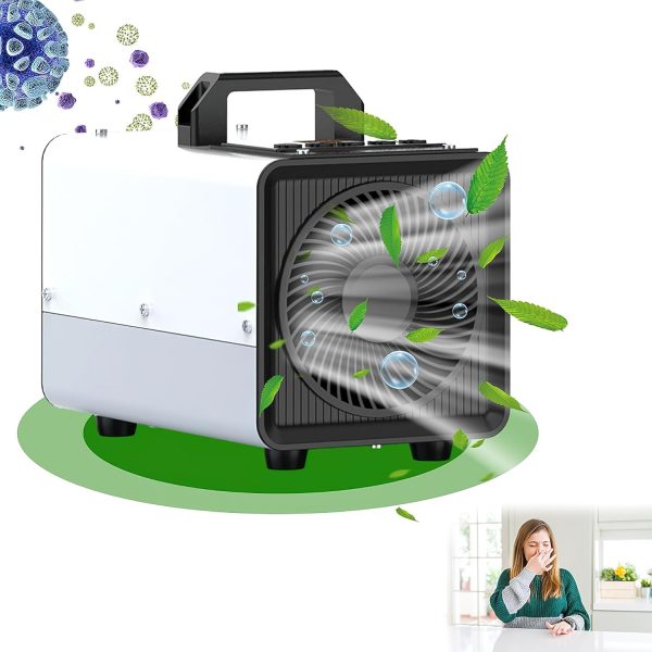 ARKZO Commercial Ozone Generator Air Purifier Machine - Smoke, Odor, Smell and Cigarette Remover - Deodorizer and Ionizer for Home and Car - Effective for Pet Odors