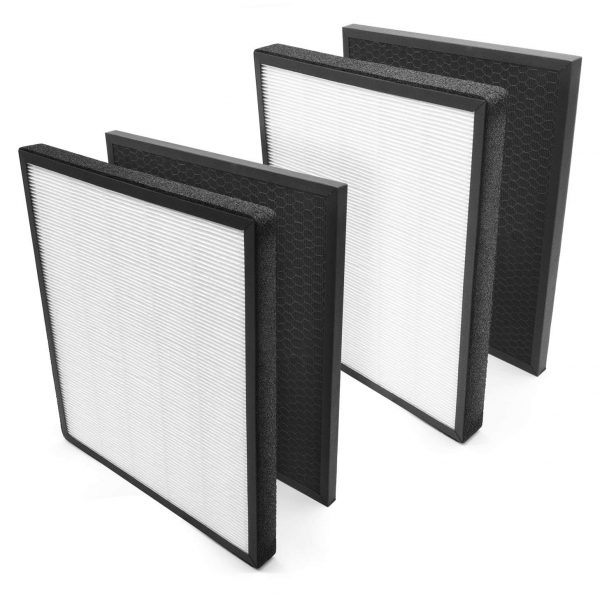 LEVOIT Air Purifier Lv-Pur131 Replacement Filter True Hepa & Activated Carbon Filters Set Lv-Pur131-Rf 2 Pack Multi