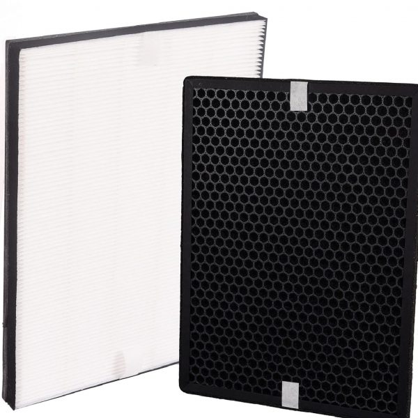 French High Performance Compatible Filter Set For Philips AC4014 True HEPA + Activated Carbon (AC4144/00+4143/00)