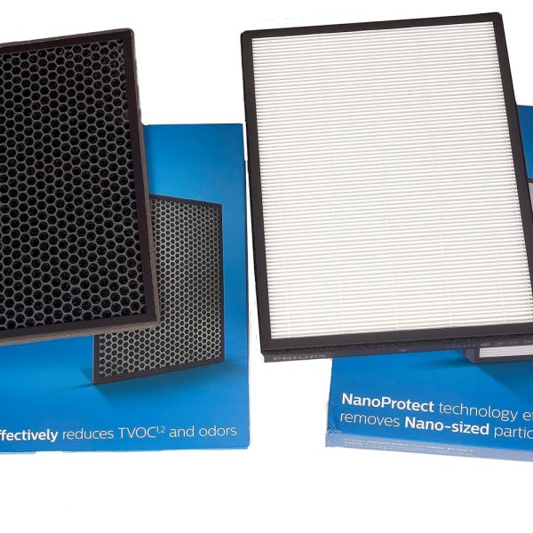 HEPA FY2422+CARBON FY2420 Black & White Original Filter Set For Phi-lips AC2887/ AC 2882