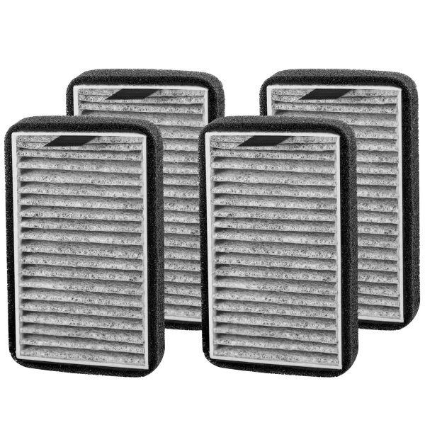 JORAIR DSTx HEPA + Carbon Filters Replacement Compatible with Clarifion DSTx Mini Personal Air Purifiers for Bedroom and Pets, 4 Pack