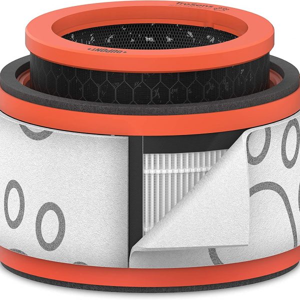 TruSens Z-1000 Dupont Specialty Filter 3-In-1 True Hepa Drum (Pet), Black